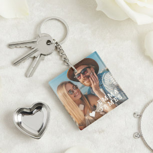 Photo de couples avec noms personnalisés et cœur d