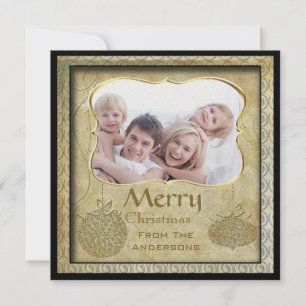 Photo de famille Cartes de fin de année de Noël mé