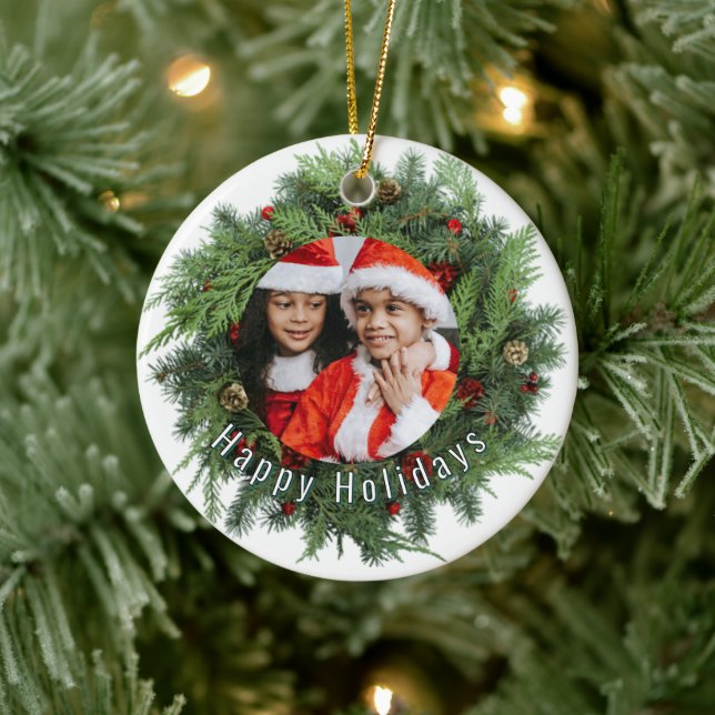 Photo de famille Ornement de Noël - Cadeau personn (Arbre)