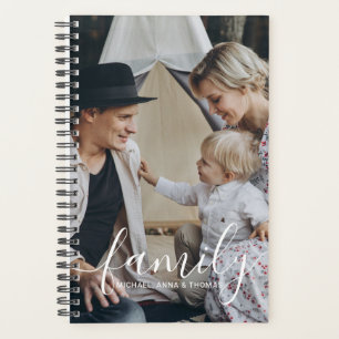 Photo de famille personnalisée avec nom personnal