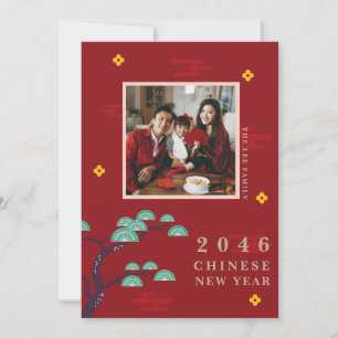 Photo de famille Salutation Lunaire Carte de Nouve