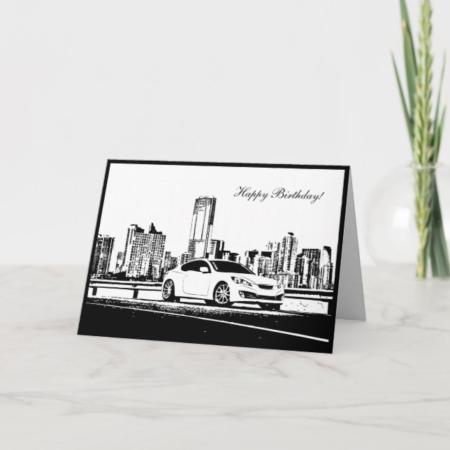Photo de Genesis Coupe City - Carte d'anniversaire (Devant)