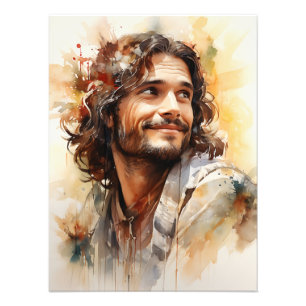 Photo de Jésus souriant