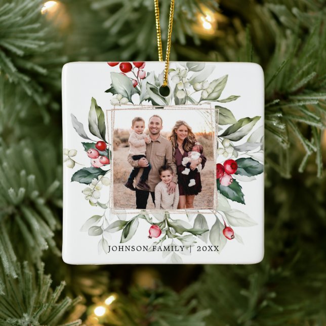 Photo de la famille Berry d'hiver Ornement en céra (Arbre)
