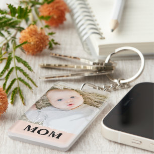 Photo de la Fête des Mères Je t'aime Mum Key Ring