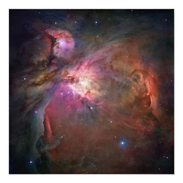 Photo de la nébuleuse d'Orion (Devant)