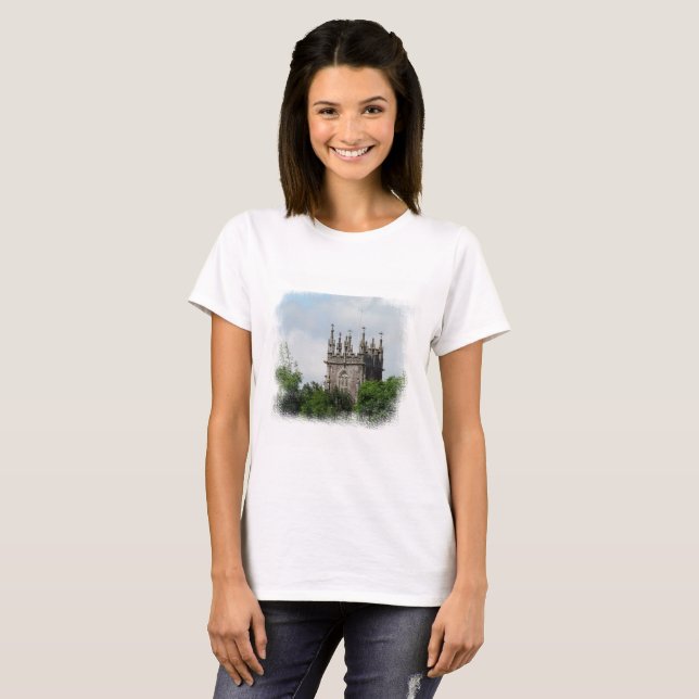Photo de l'église anglaise T-shirt femme (Devant entier)