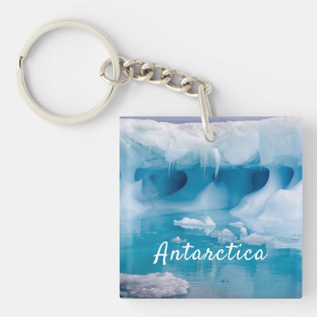 Photo de l'iceberg Antarctique avec texte (Devant)