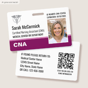 Photo de logo de badge d'identification moderne d'