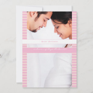 Photo de maman Baby Girl Douche Faire-part