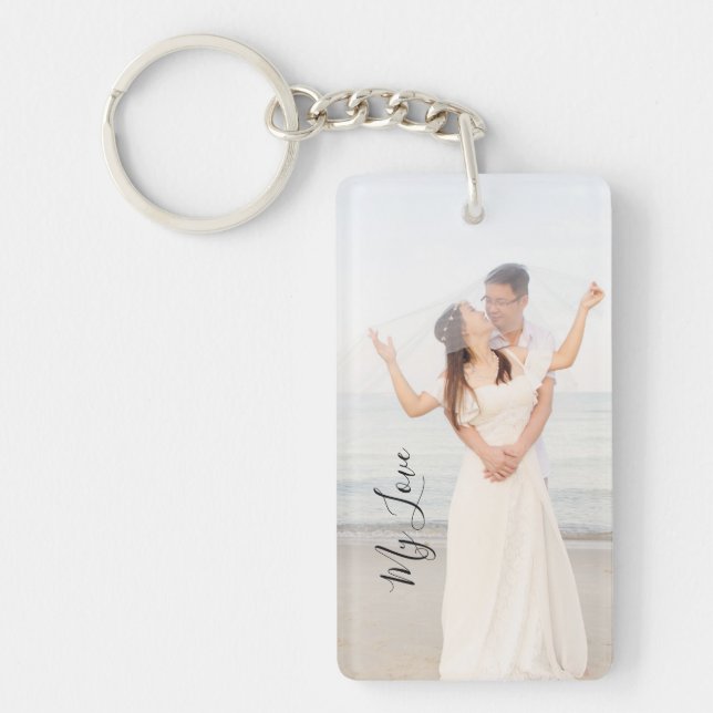 Photo de mariage personnalisée mon amour (Devant)