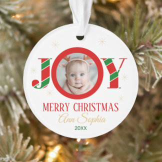 Photo de Noël personnalisé avec Joie