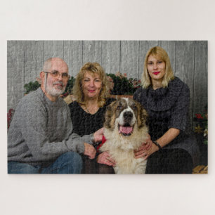 Photo de Noël personnalisée 1014 Piece Puzzle