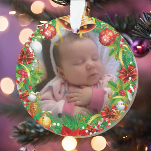 Photo de Noël prénom et date de naissance