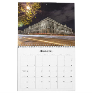 Photo de nuit 2024 Calendrier Paysage mondialement