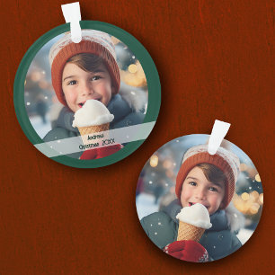 Photo de petit-fils à Noël