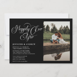 Photo de script simple | Faire-part de mariage de