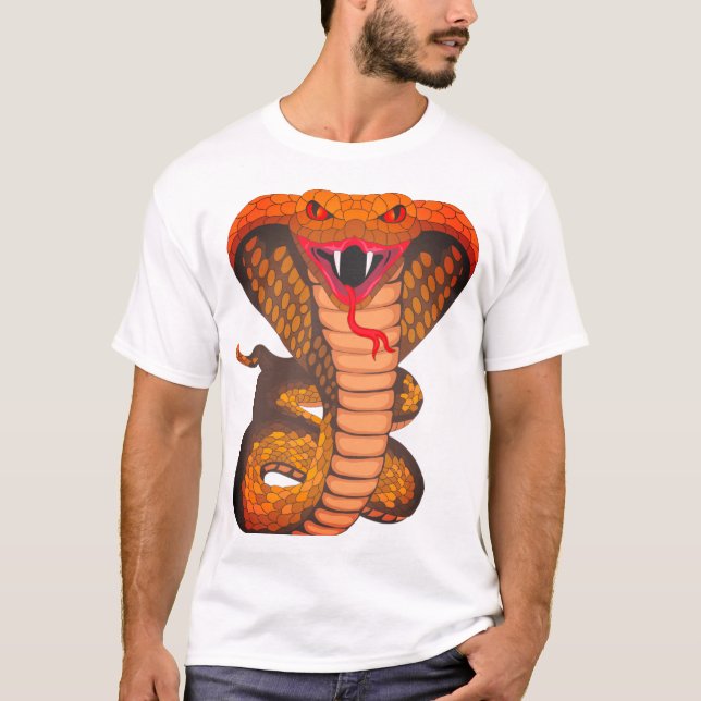 Photo de serpent très effrayant design T-shirt (Devant)