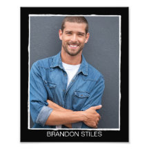 Photo de tête d'acteur rétro limite - 8x10