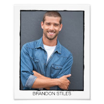 Photo de tête d'acteur rétro limite - 8x10