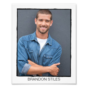 Photo de tête d'acteur rétro limite - 8x10