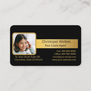 Photo d'entreprise personnalisée   Carte de visite