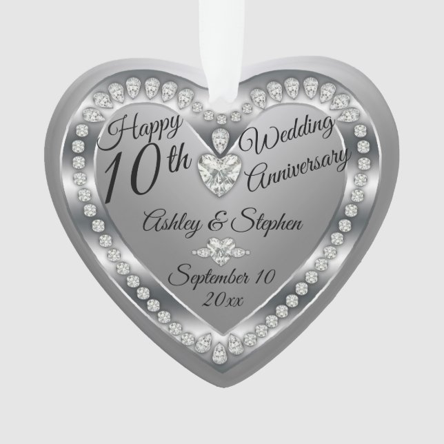Photo du 10e anniversaire du Mariage en diamants d (devant)