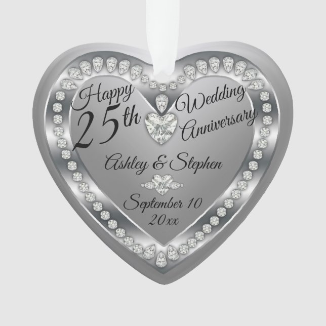 Photo du 25e anniversaire du Mariage en diamants d (devant)