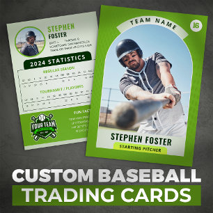 Photo du lecteur de carte de baseball Green Pro