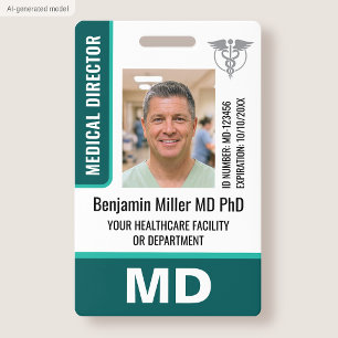 Photo du logo du badge d'identification du médecin