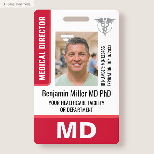 Photo du logo du badge d'identification du médecin