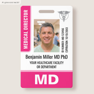 Photo du logo du badge d'identification du médecin