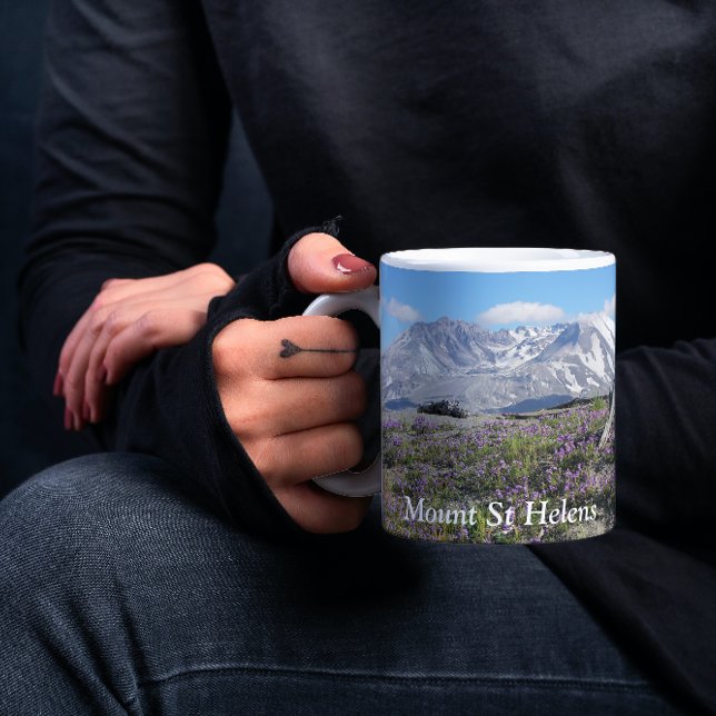 Photo du Mont St Helens Café Mug (In Situ Held)