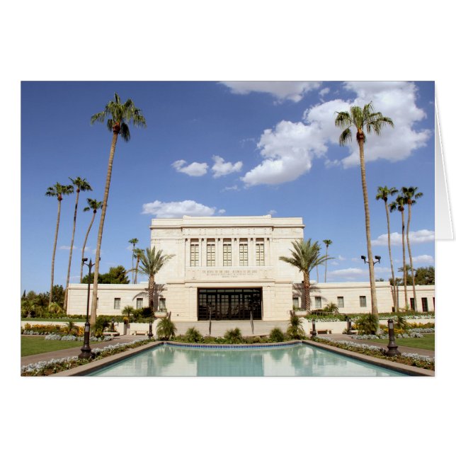 photo du temple mormon de mesa arizona (Devant horizontal)