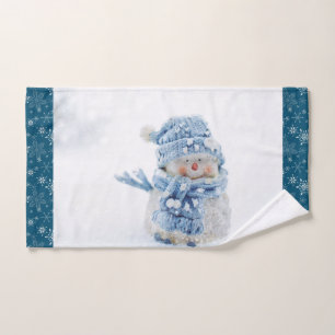 Photo d'un mignon bonhomme de neige en hiver - Noë