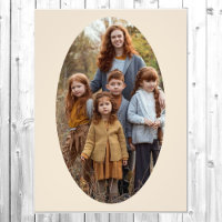 Photo Élargissement Modèle ovale prêt à être encad