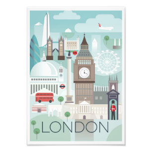 Photo Elargissement - Retro Londres Angleterre