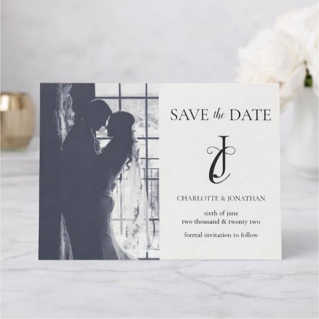 Photo Elegant Classic Wedding Save The Date (Von Creator hochgeladen)