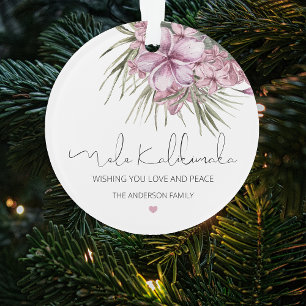 Photo élégante Mele Kalikimaka Arbre de Noël