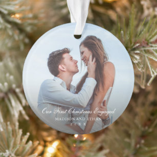 Photo Élégante Notre premier Noël Engagé