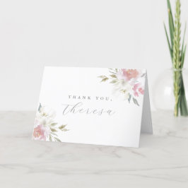 Photo élégante Quinceanera Merci floral