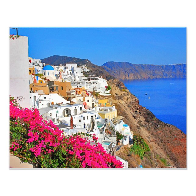 Photo Enlargement Greece santorini  (Devant)