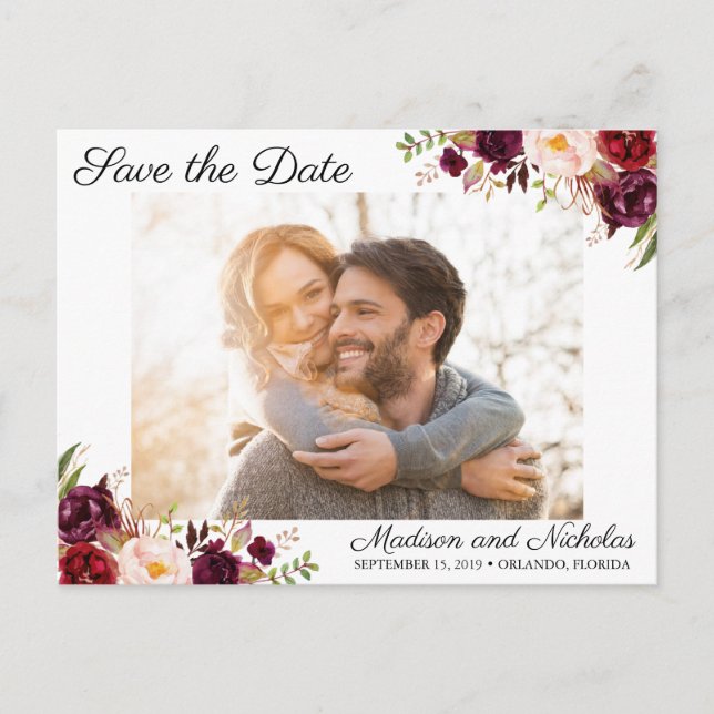 Photo Enregistrer la date Cartes postales Marsala  (Devant)