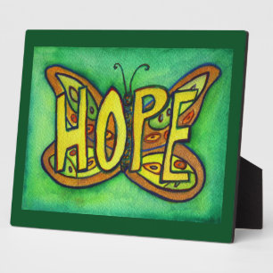 Photo Espère Inspiration Papillon Peinture Plaque cadeau