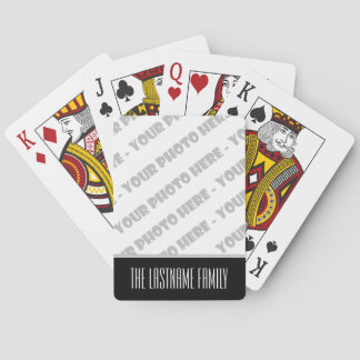 Photo et cartes de jeu personnalisées par texte