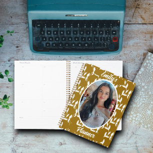 Photo et nom des filles - Feuille d'or