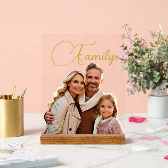 Photo et texte personnalisés (Mariage)