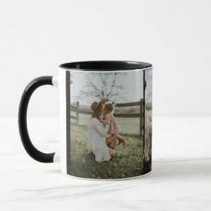  Photo et texte personnalisés   Élégante Mug no