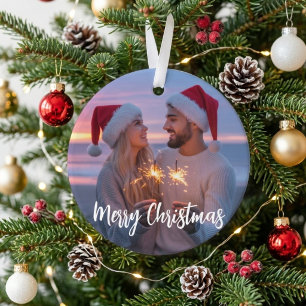Photo et texte personnalisés Noël 2025 sur mesure
