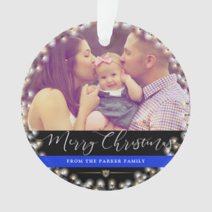 Photo faite sur commande de la famille   de police